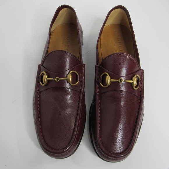 Gucci Other - GUCCI Cerise Gucci Red Brixton Men’s Loafers 7
